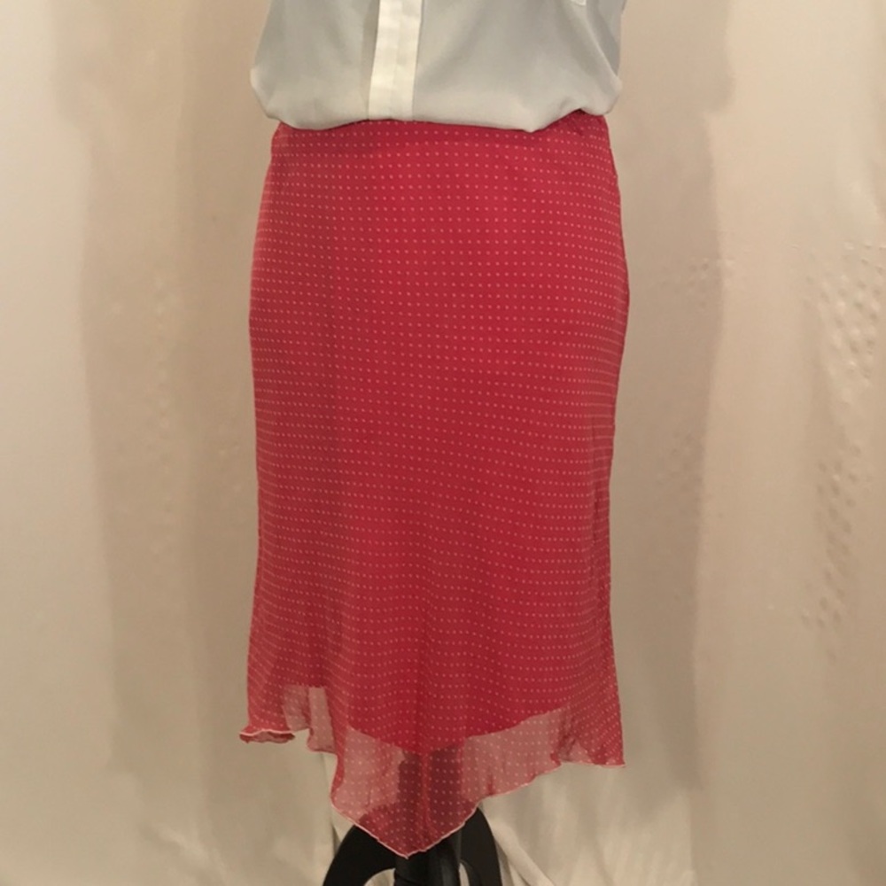 Hot pink Casual Skirt